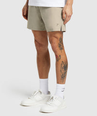 Hybrid 6" Shorts - Sand Brown