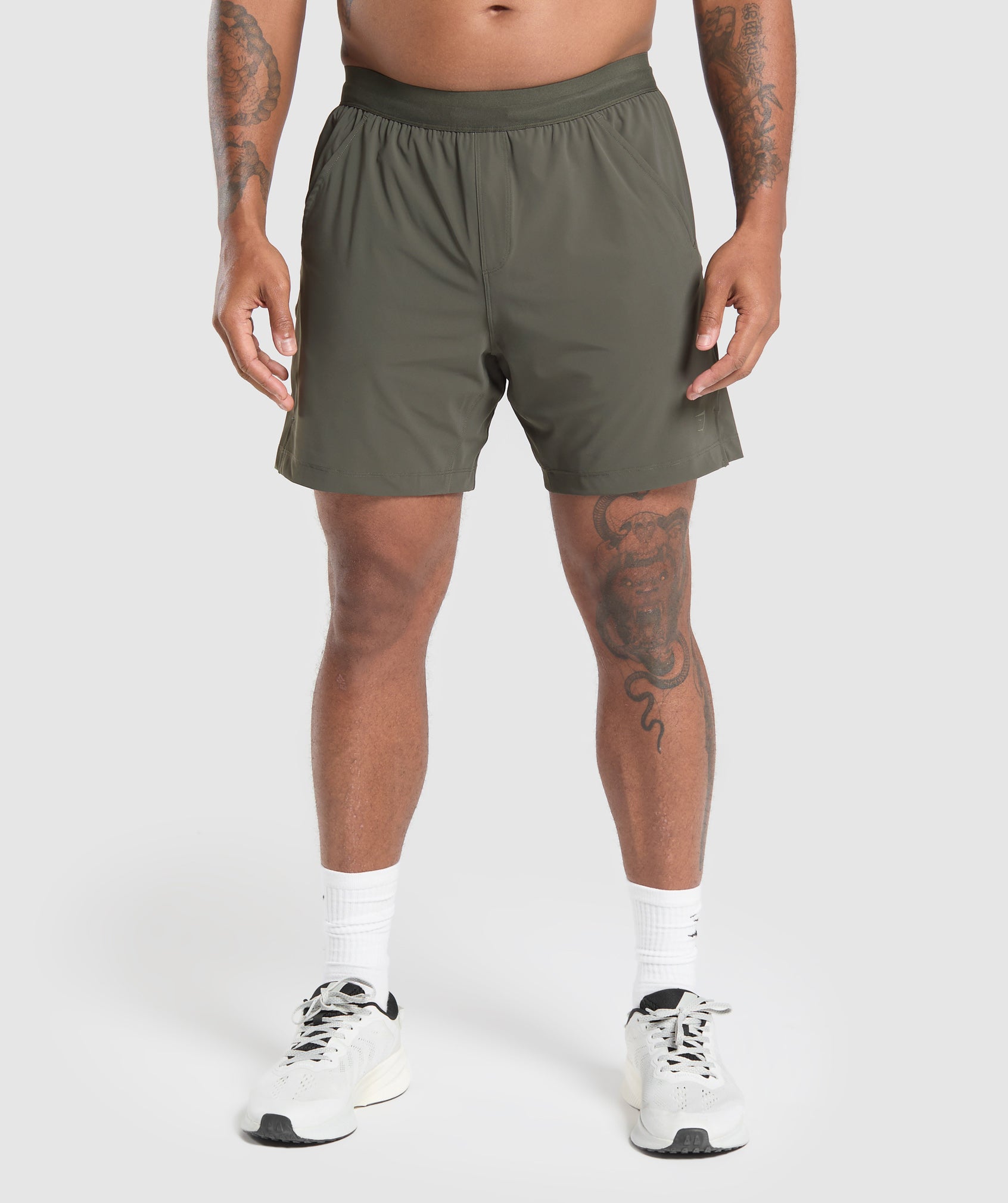 Hybrid 6" Shorts - Strength Green