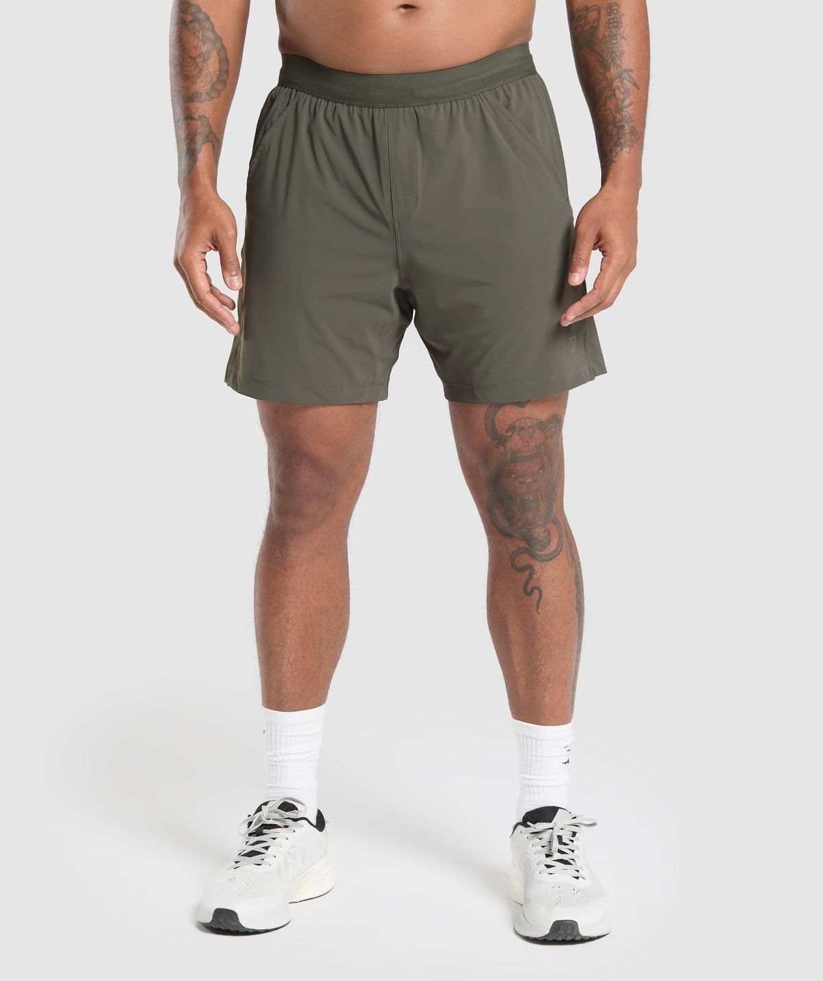 Hybrid 6" Shorts - Strength Green