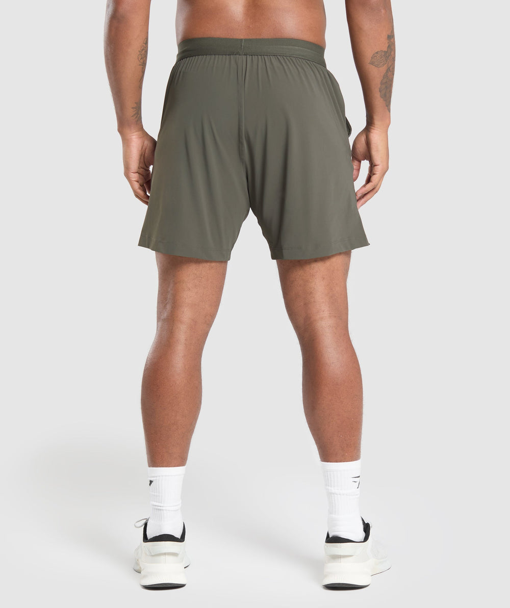 Hybrid 6" Shorts - Strength Green