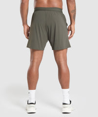 Hybrid 6" Shorts - Strength Green