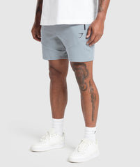 Interlock Tech 6" Shorts - Denim Grey
