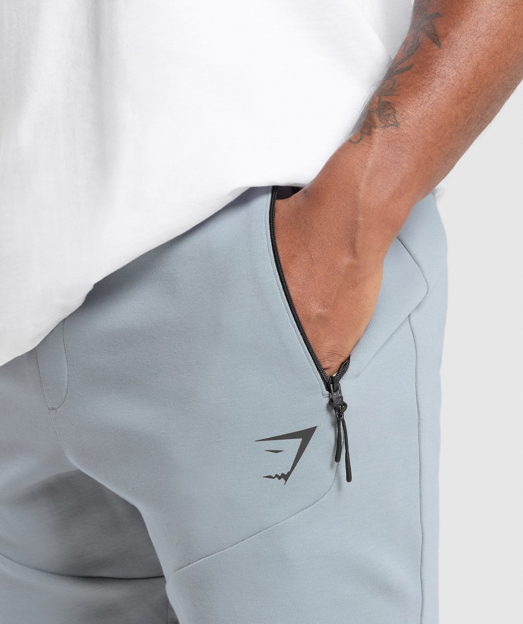 Interlock Tech 6" Shorts - Denim Grey
