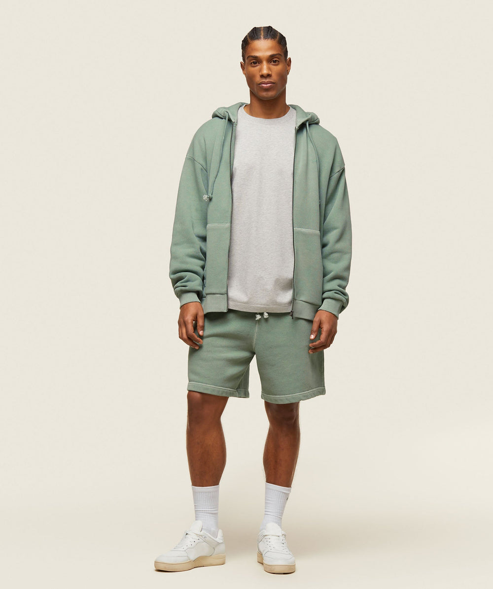everywear Sweat Shorts - Dollar Green