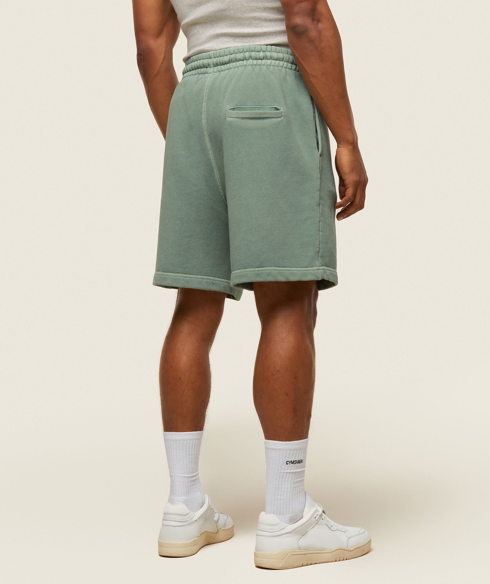 everywear Sweat Shorts - Dollar Green