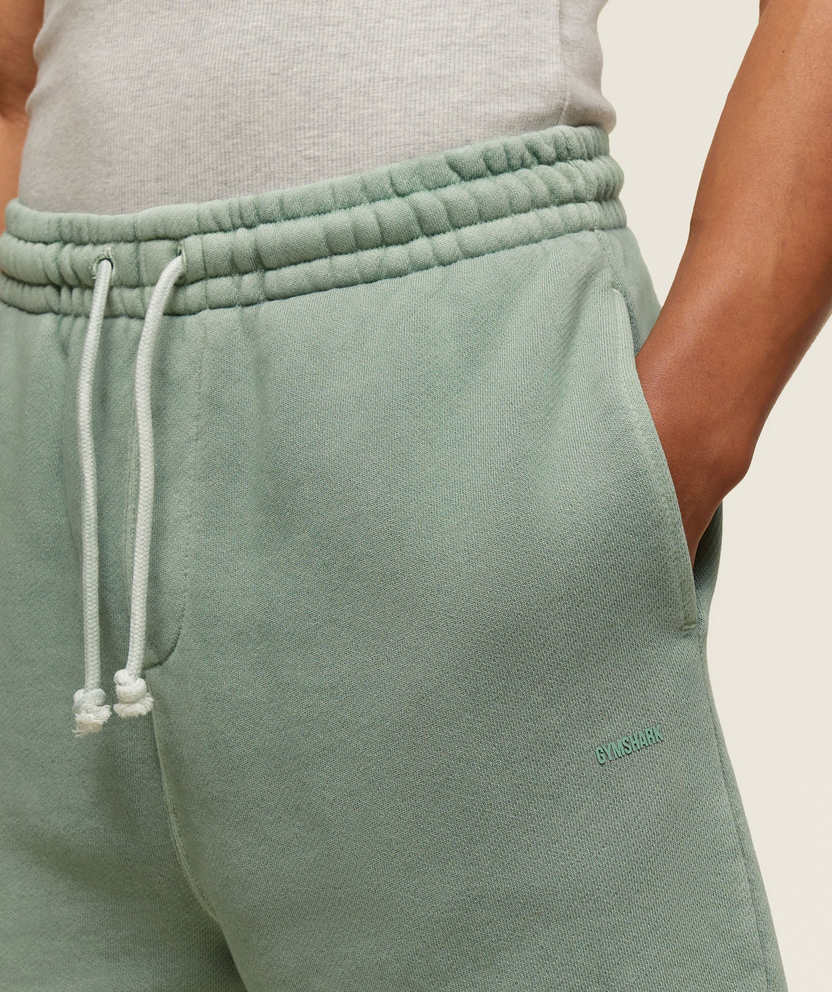 everywear Sweat Shorts - Dollar Green