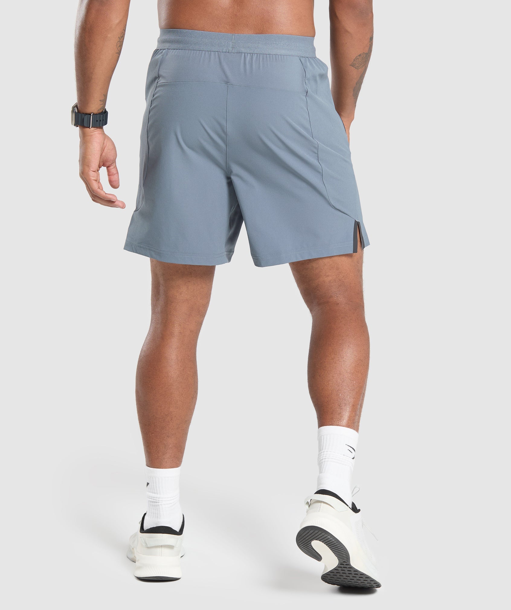 Apex 7" Hybrid Shorts - Iron Blue