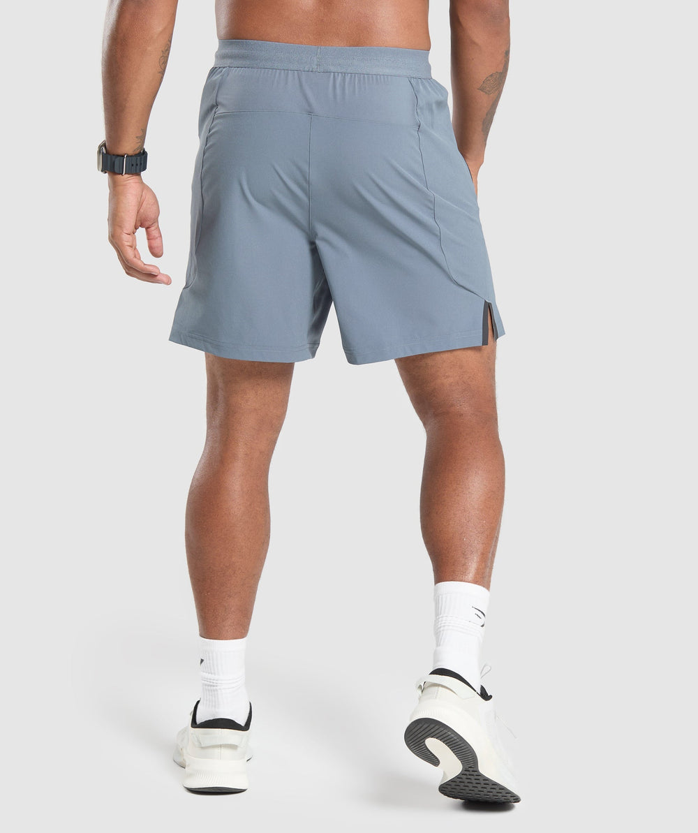 Apex 7" Hybrid Shorts - Iron Blue