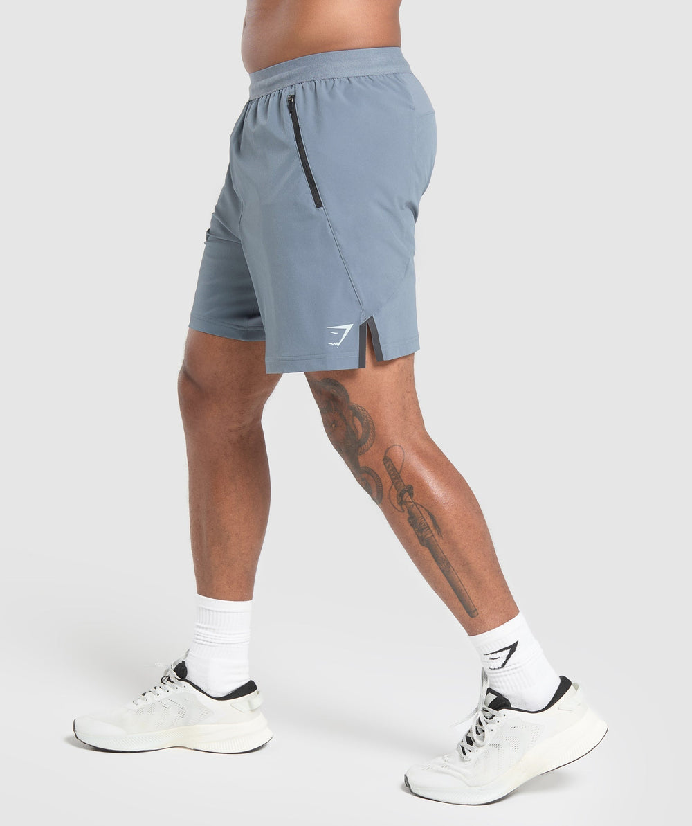 Apex 7" Hybrid Shorts - Iron Blue