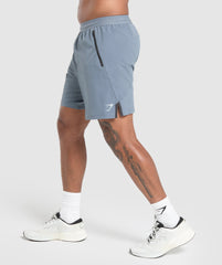 Apex 7" Hybrid Shorts - Iron Blue