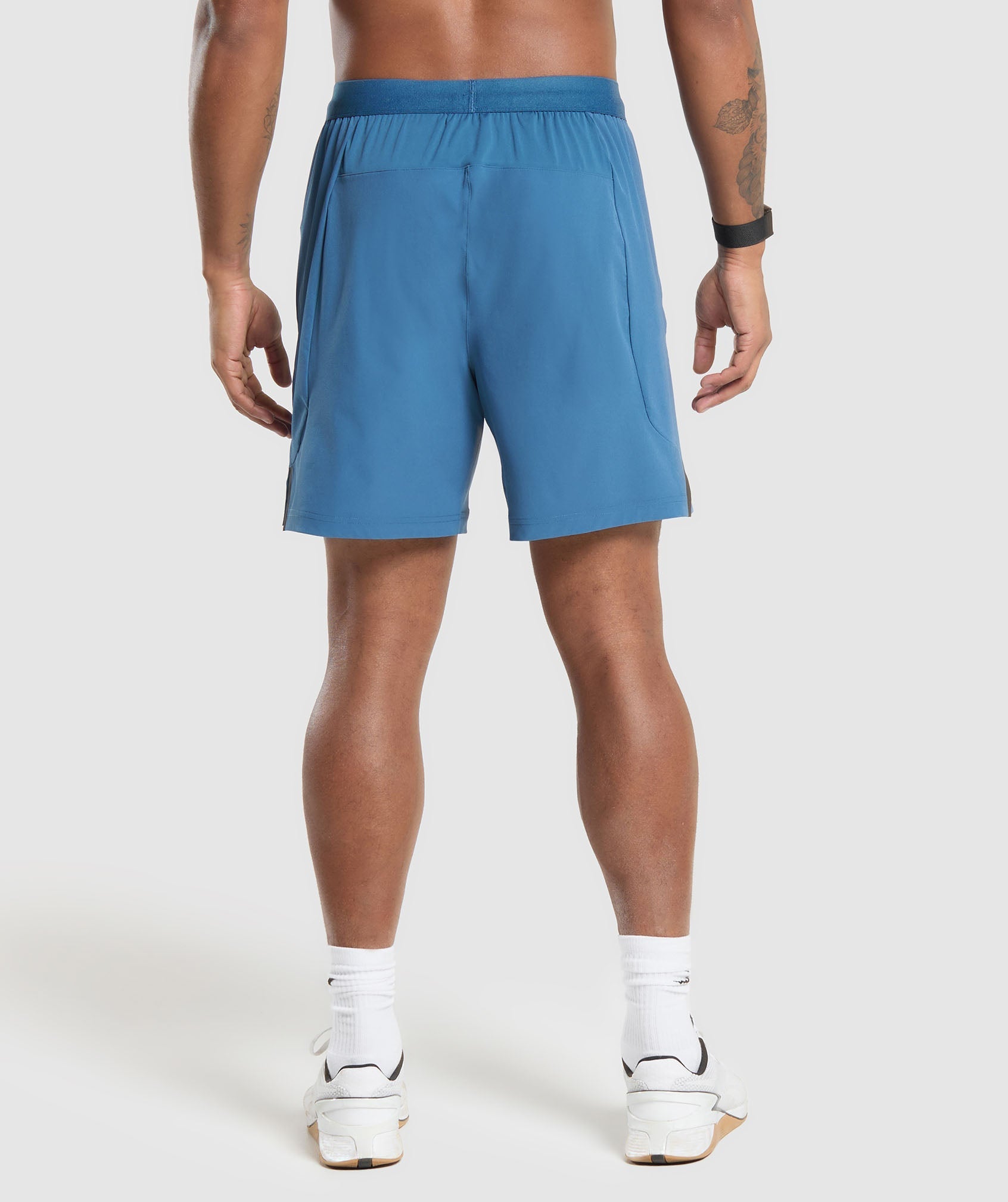 Apex 7" Hybrid Shorts - Utility Blue