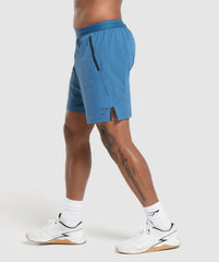 Apex 7" Hybrid Shorts - Utility Blue