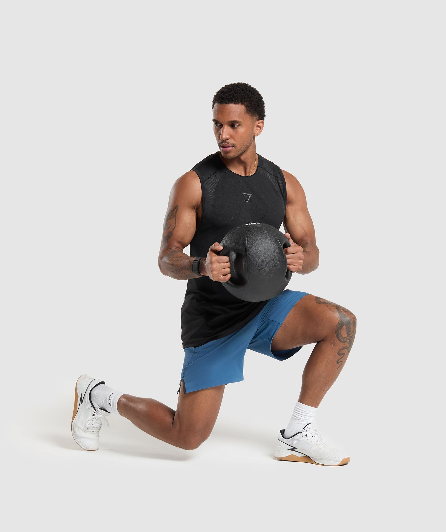 Apex 7" Hybrid Shorts - Utility Blue