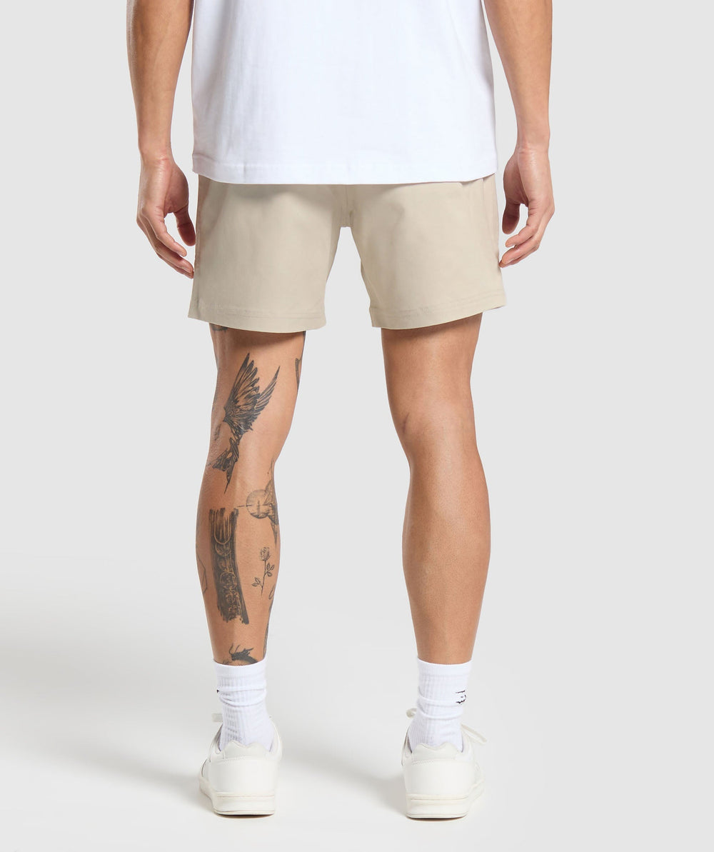 Rest Day Woven Shorts - Pebble Grey