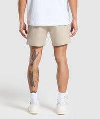 Rest Day Woven Shorts - Pebble Grey