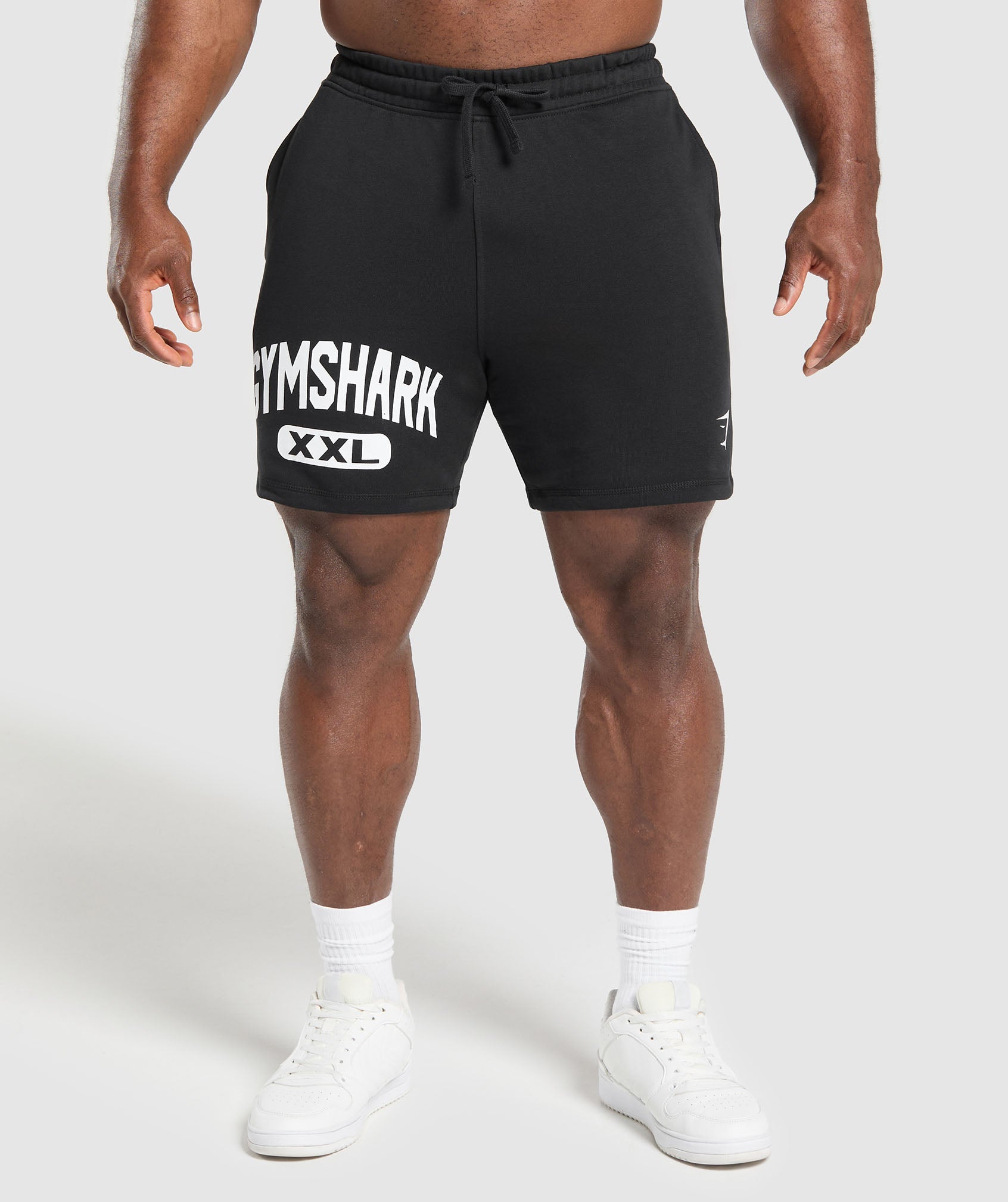 XXL Graphic Shorts - Black
