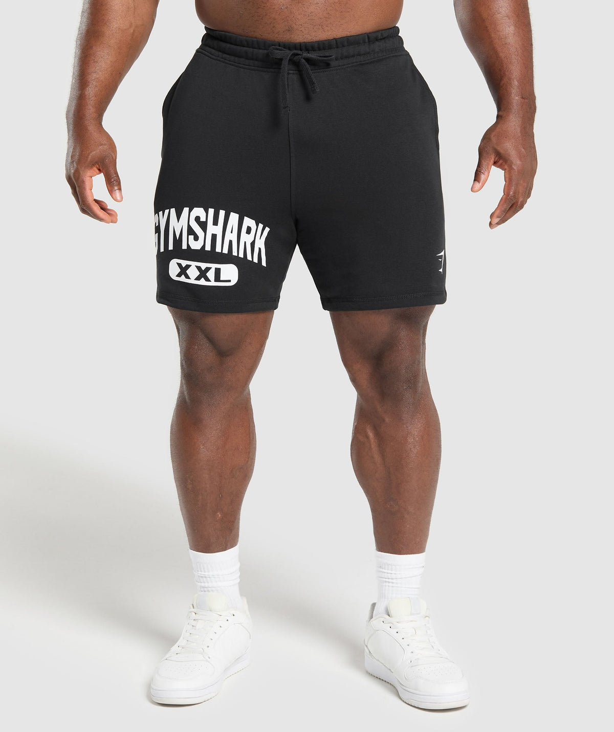 XXL Graphic Shorts - Black