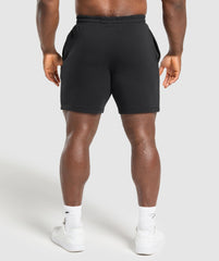 XXL Graphic Shorts - Black