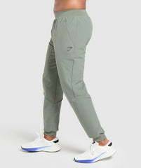 Ease Woven Joggers - Unit Green