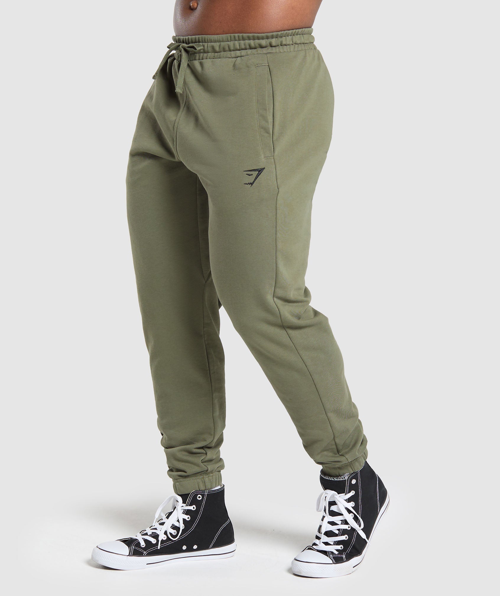 Essential Oversized Joggers - Base Green
