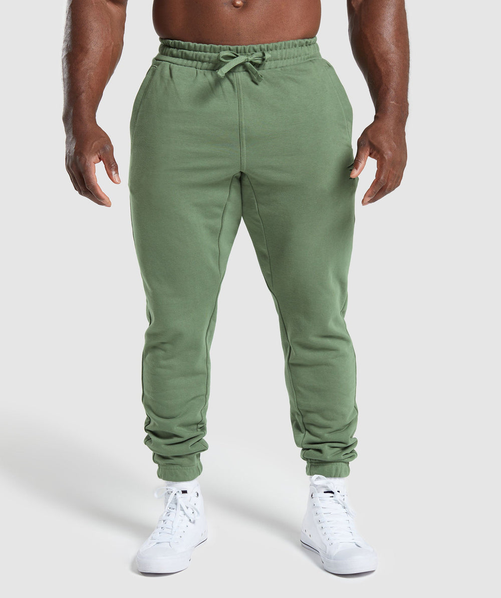 Essential Oversized Joggers - Force Green