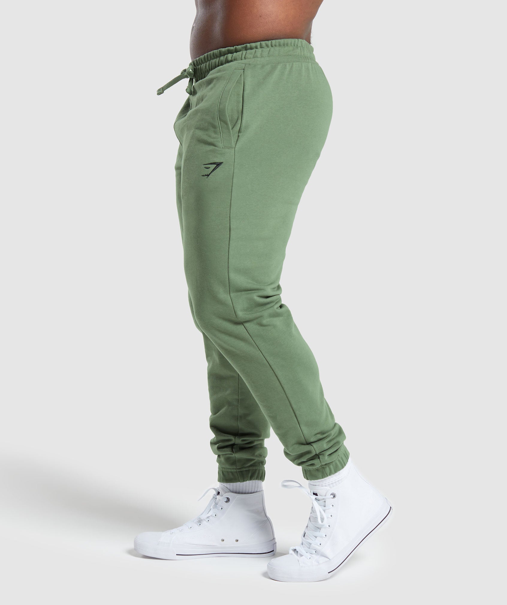 Essential Oversized Joggers - Force Green
