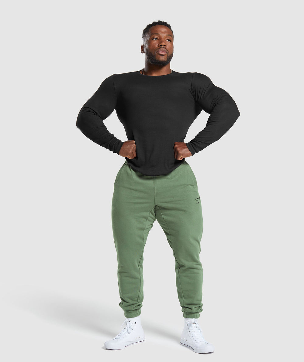 Essential Oversized Joggers - Force Green