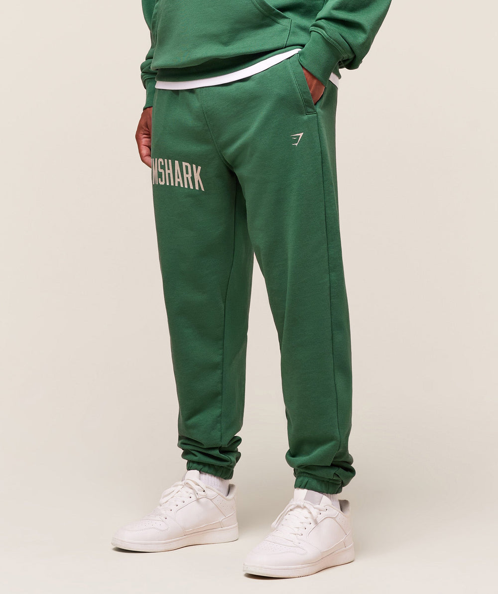 Worn Graphic Jogger - Lift Green