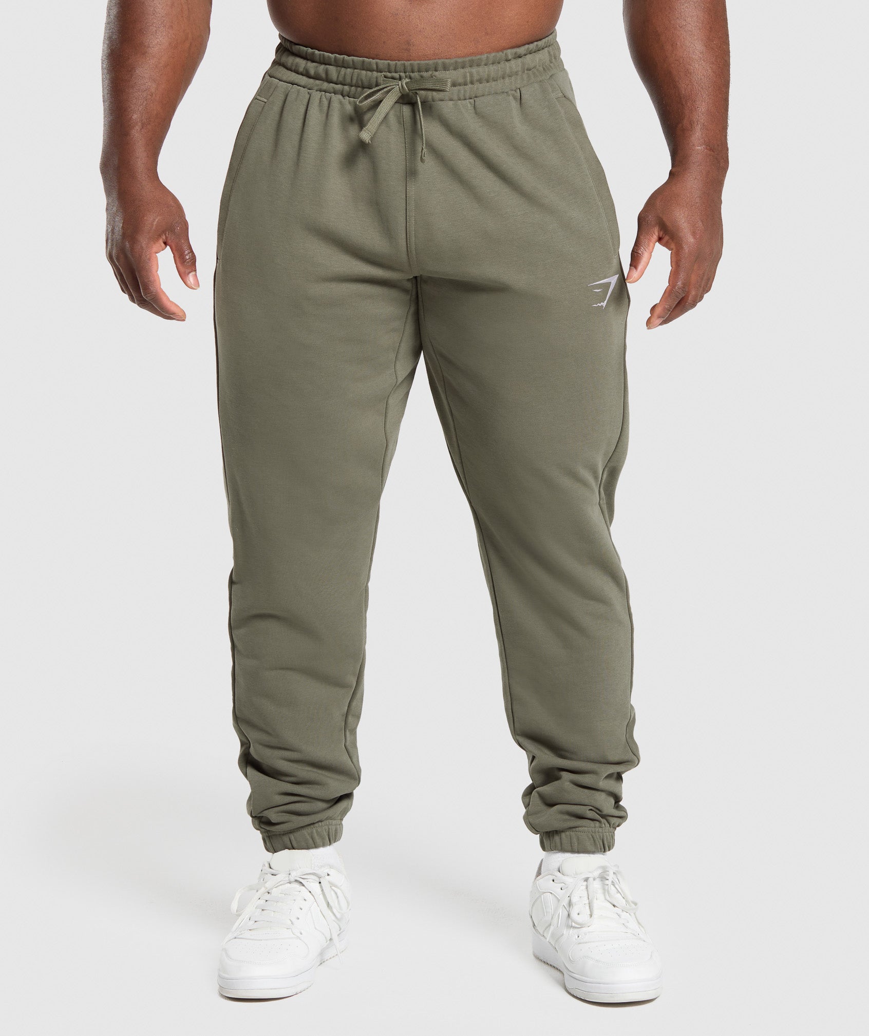 Essential Oversized Joggers - Strength Green