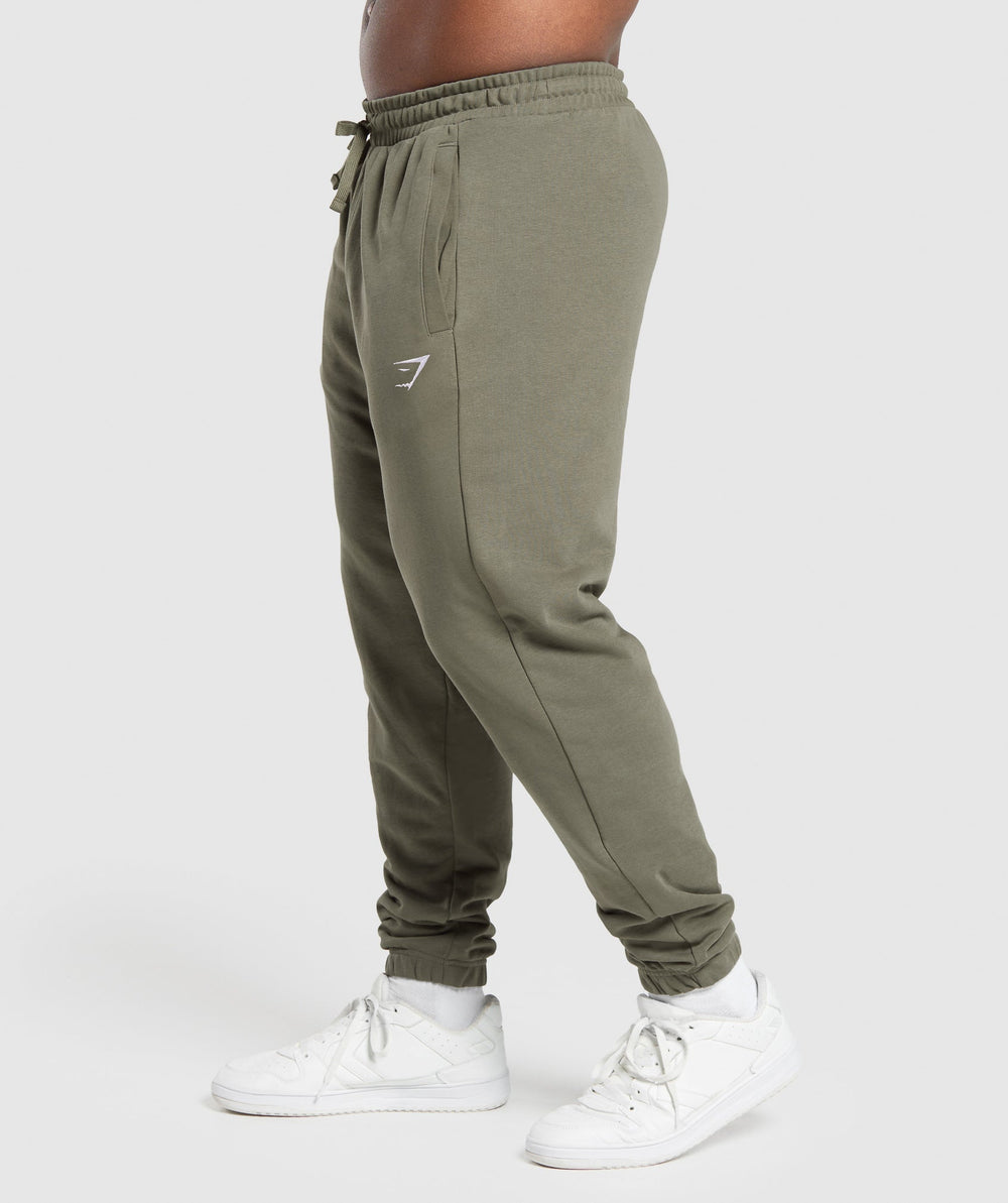 Essential Oversized Joggers - Strength Green