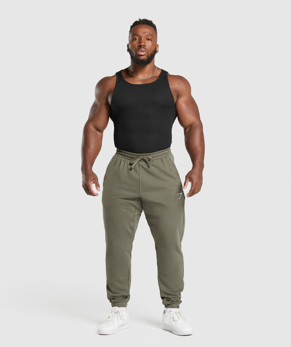 Essential Oversized Joggers - Strength Green
