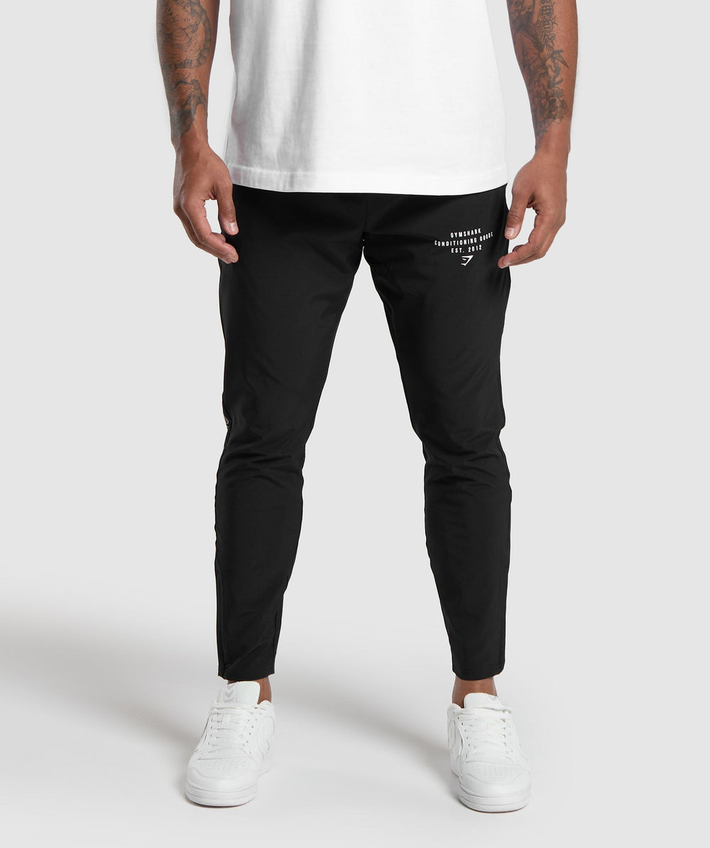 Conditioning Goods Woven Joggers - Black