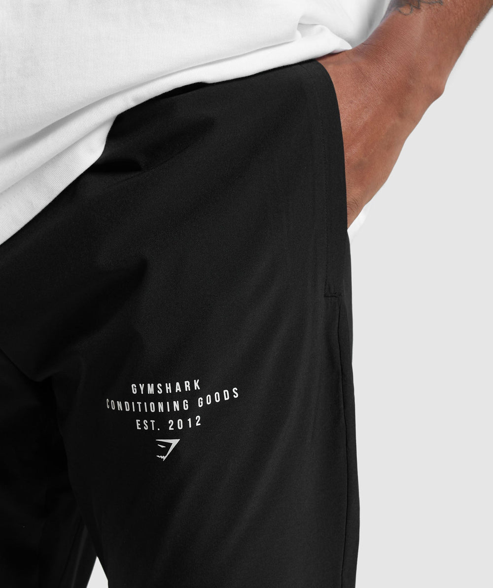 Conditioning Goods Woven Joggers - Black