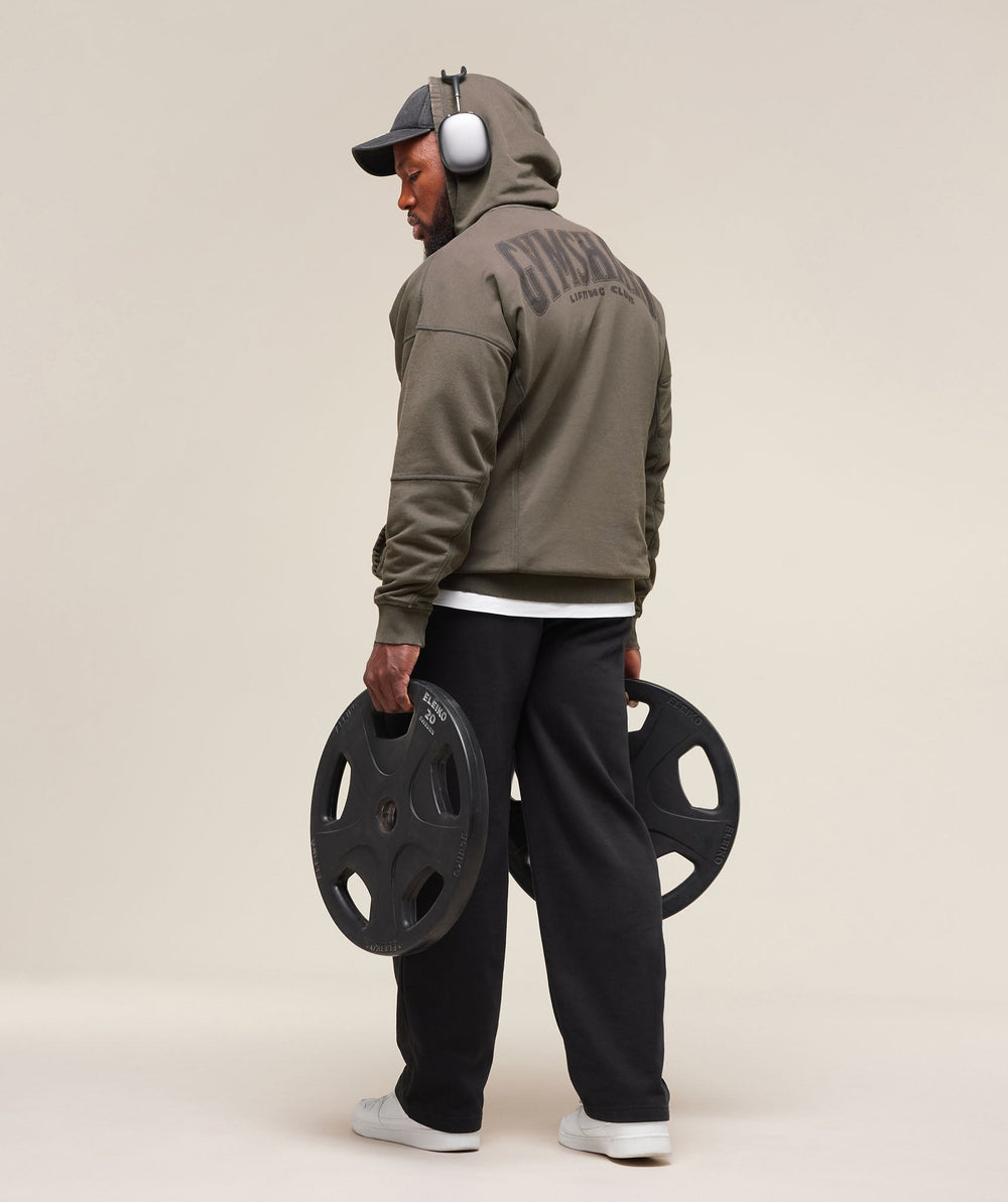 Heritage Washed Hoodie - Strength Green