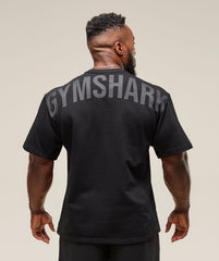 Power Short Sleeve Crew - Black