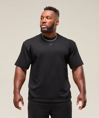 Power Short Sleeve Crew - Black
