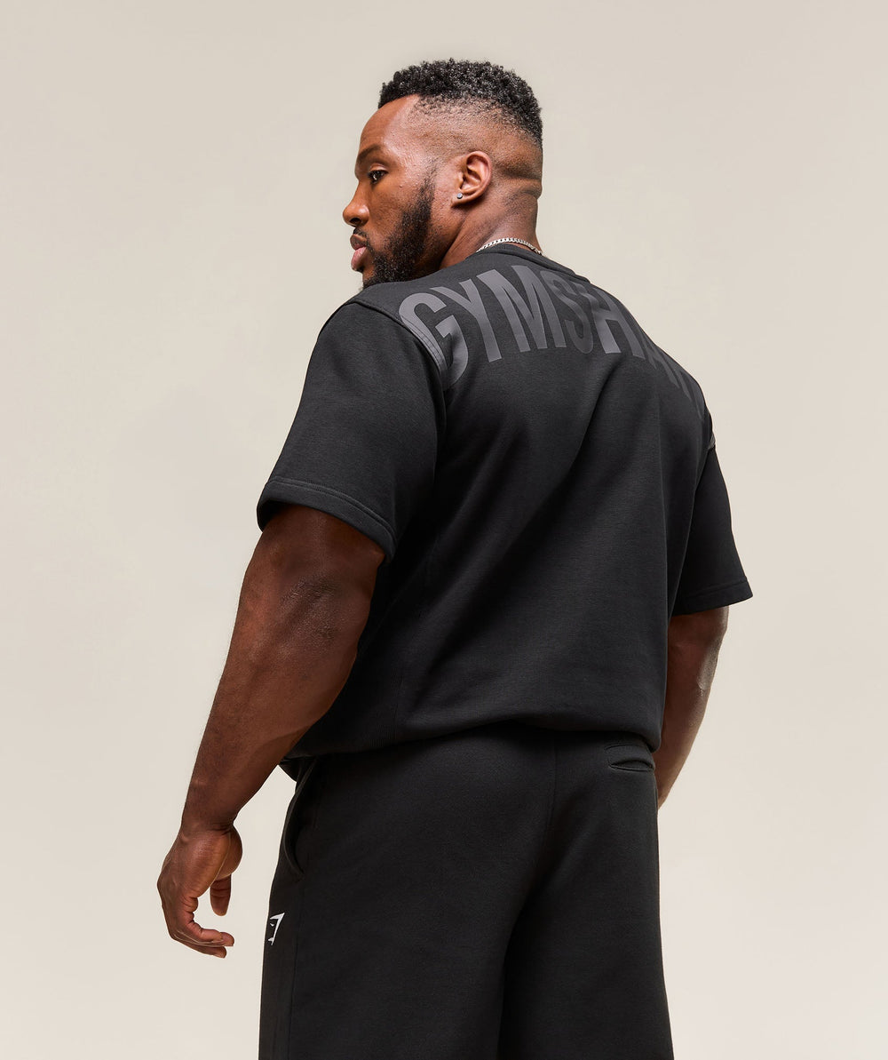 Power Short Sleeve Crew - Black