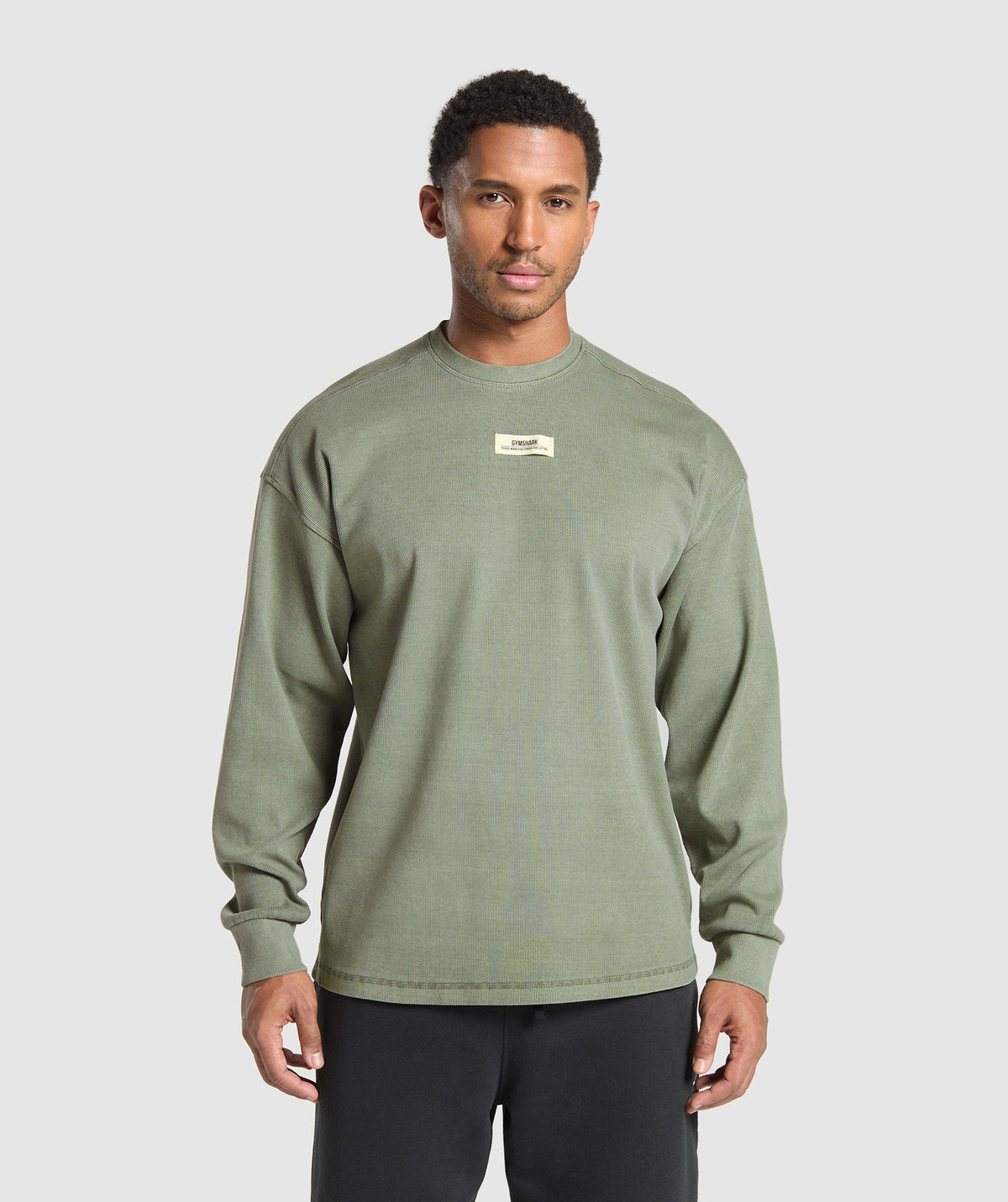 Heavyweight Rib Crew - Unit Green