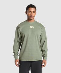 Heavyweight Rib Crew - Unit Green