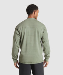 Heavyweight Rib Crew - Unit Green