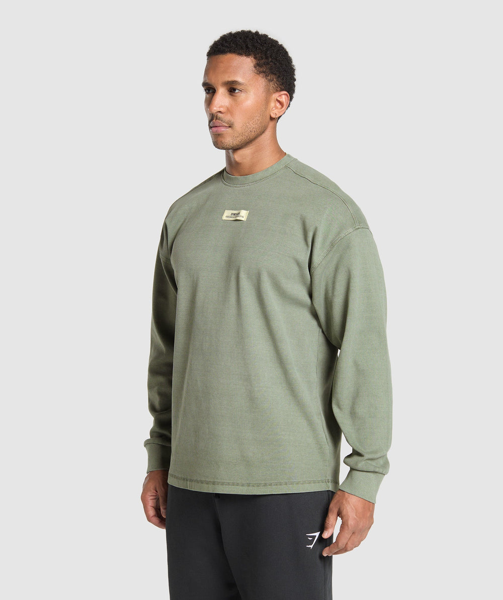 Heavyweight Rib Crew - Unit Green