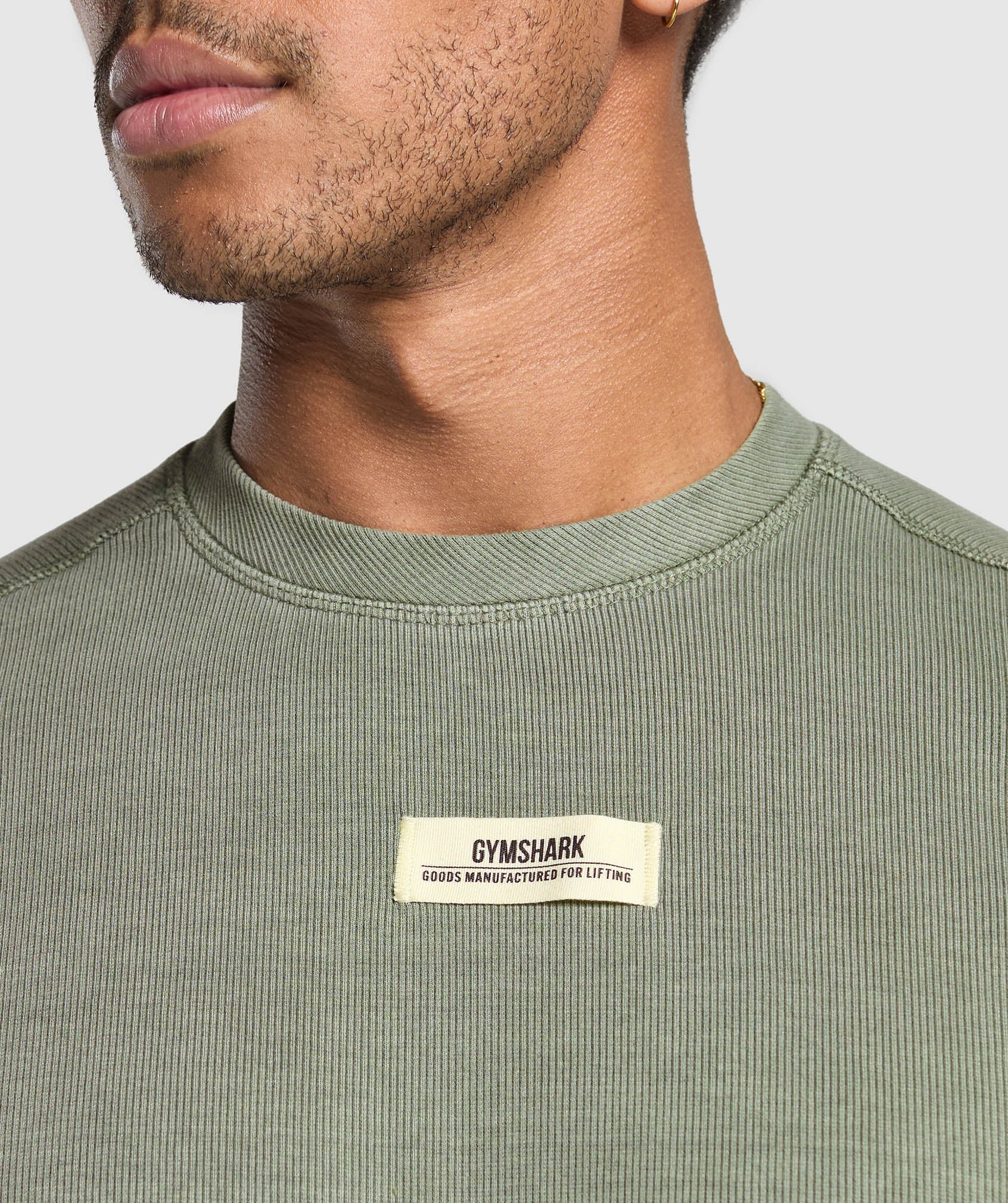 Heavyweight Rib Crew - Unit Green