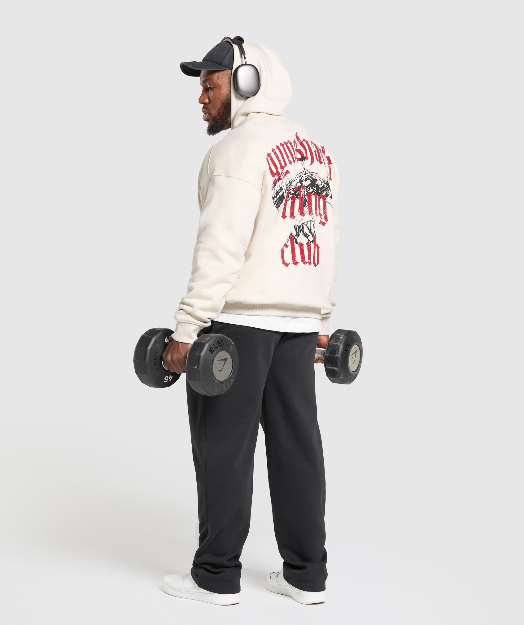 Lifting Club Hoodie - Oat White