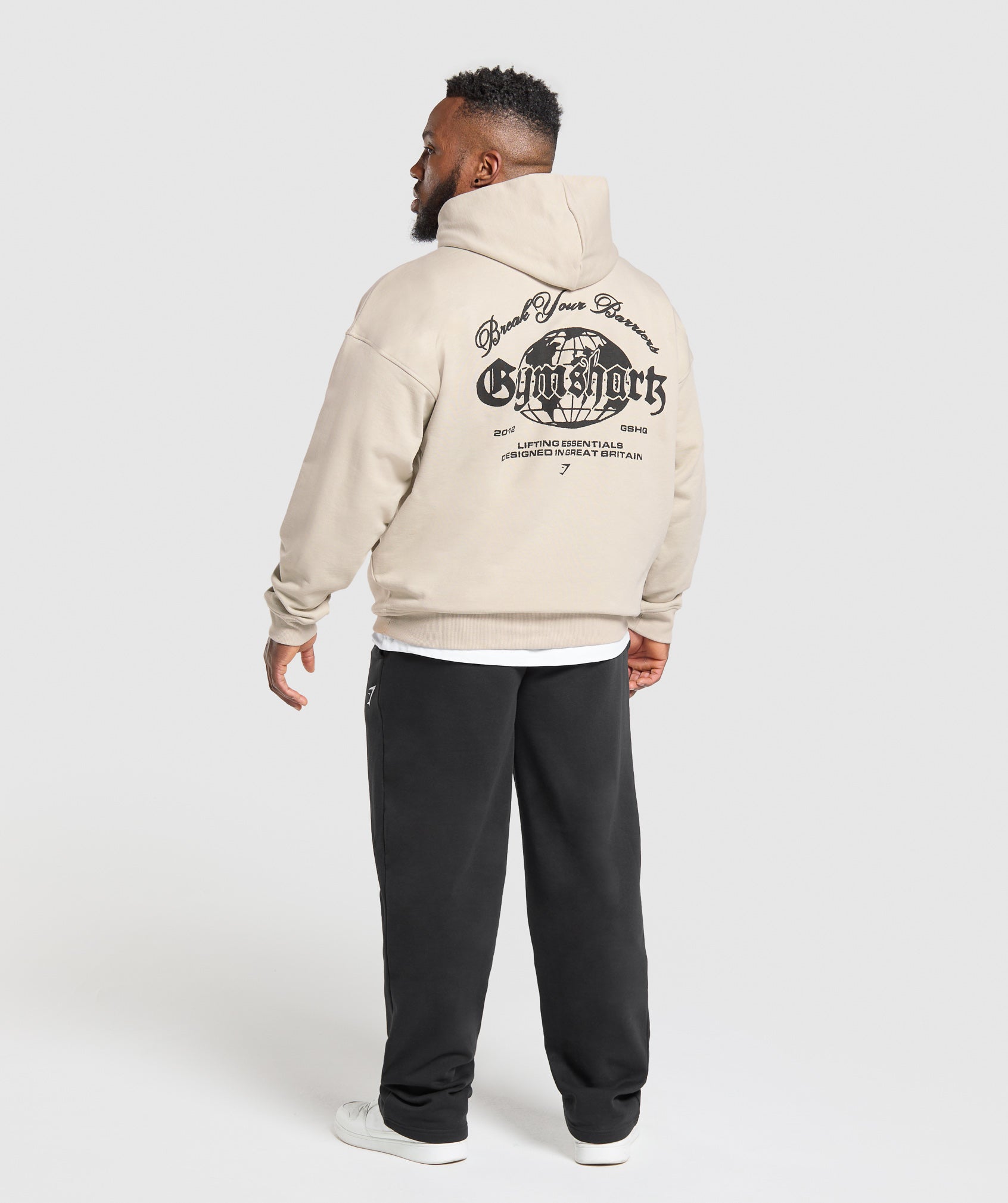 Break Your Barriers Hoodie - Pebble Grey