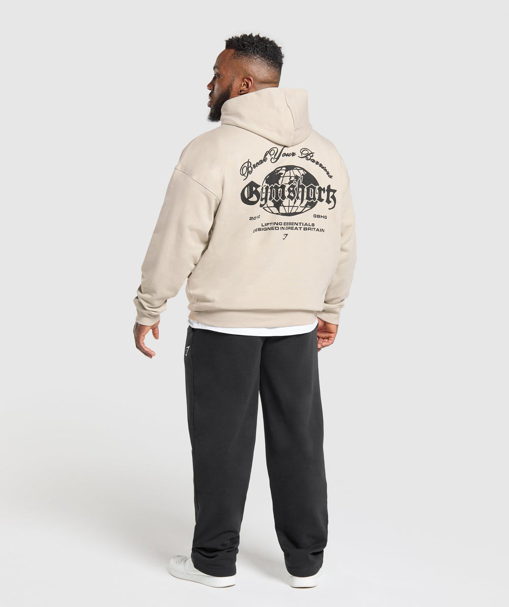 Break Your Barriers Hoodie - Pebble Grey