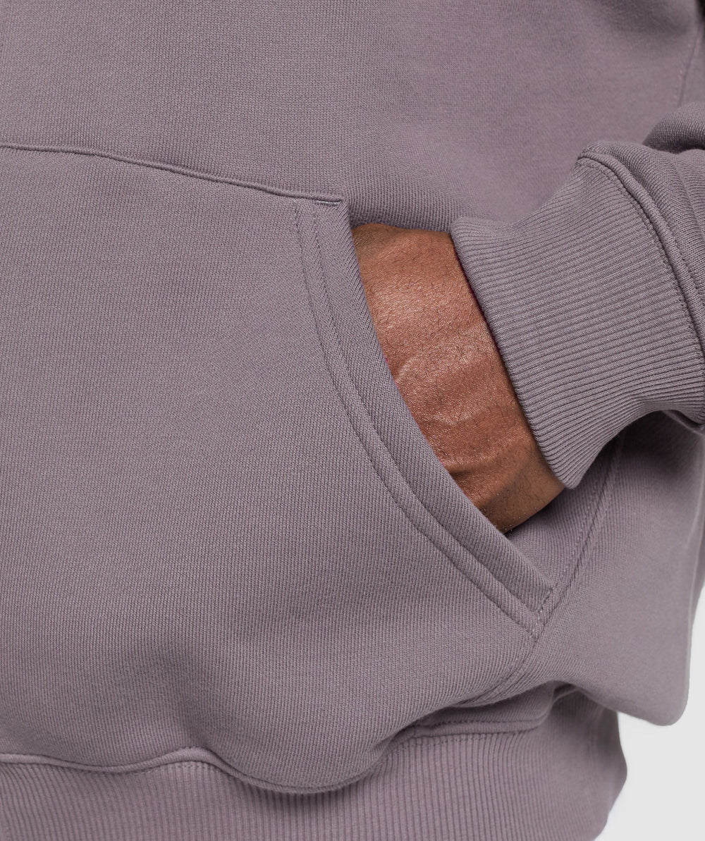 Doberman Graphic Hoodie - Brushed Purple
