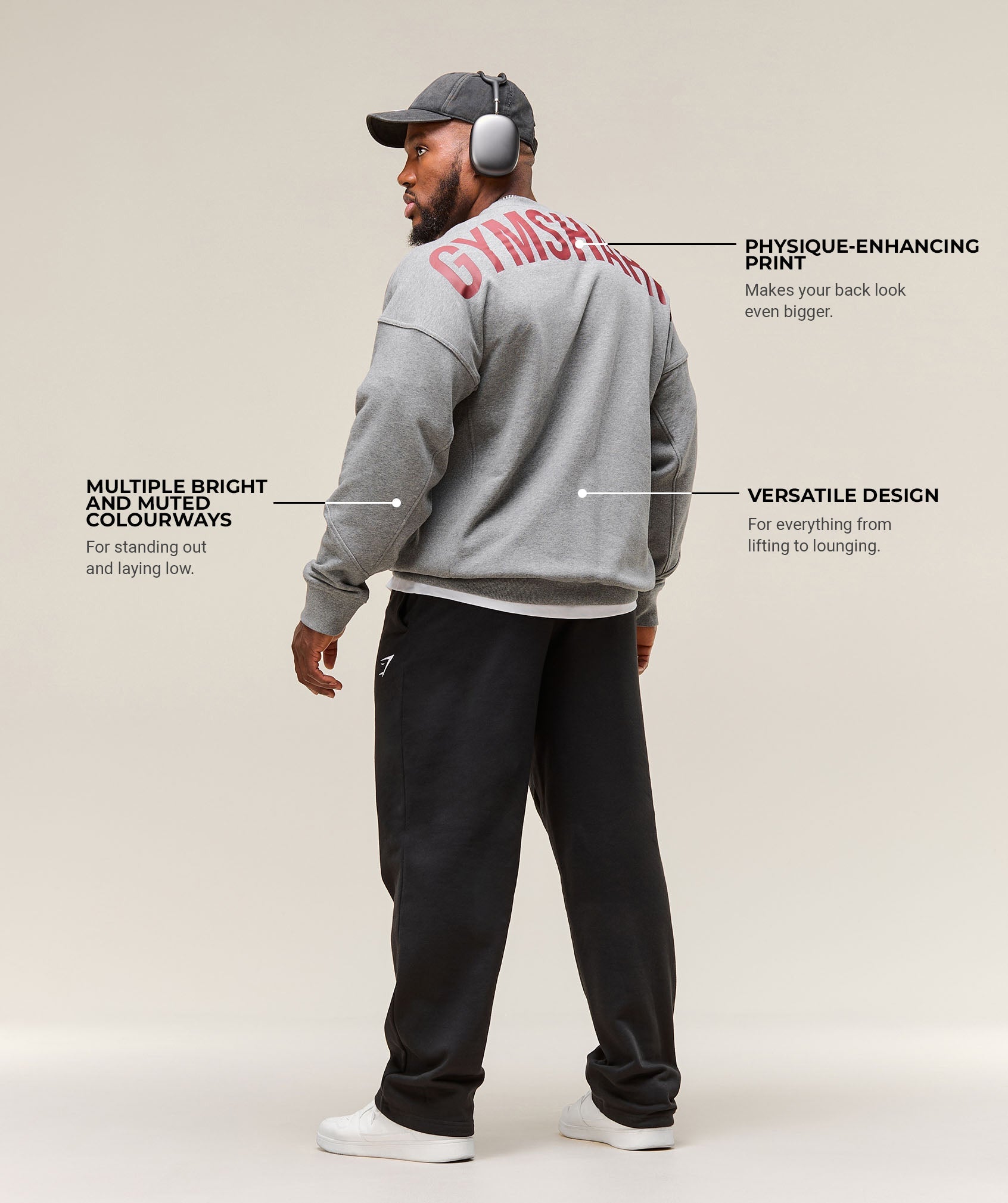 Power Crew - Charcoal Core Marl