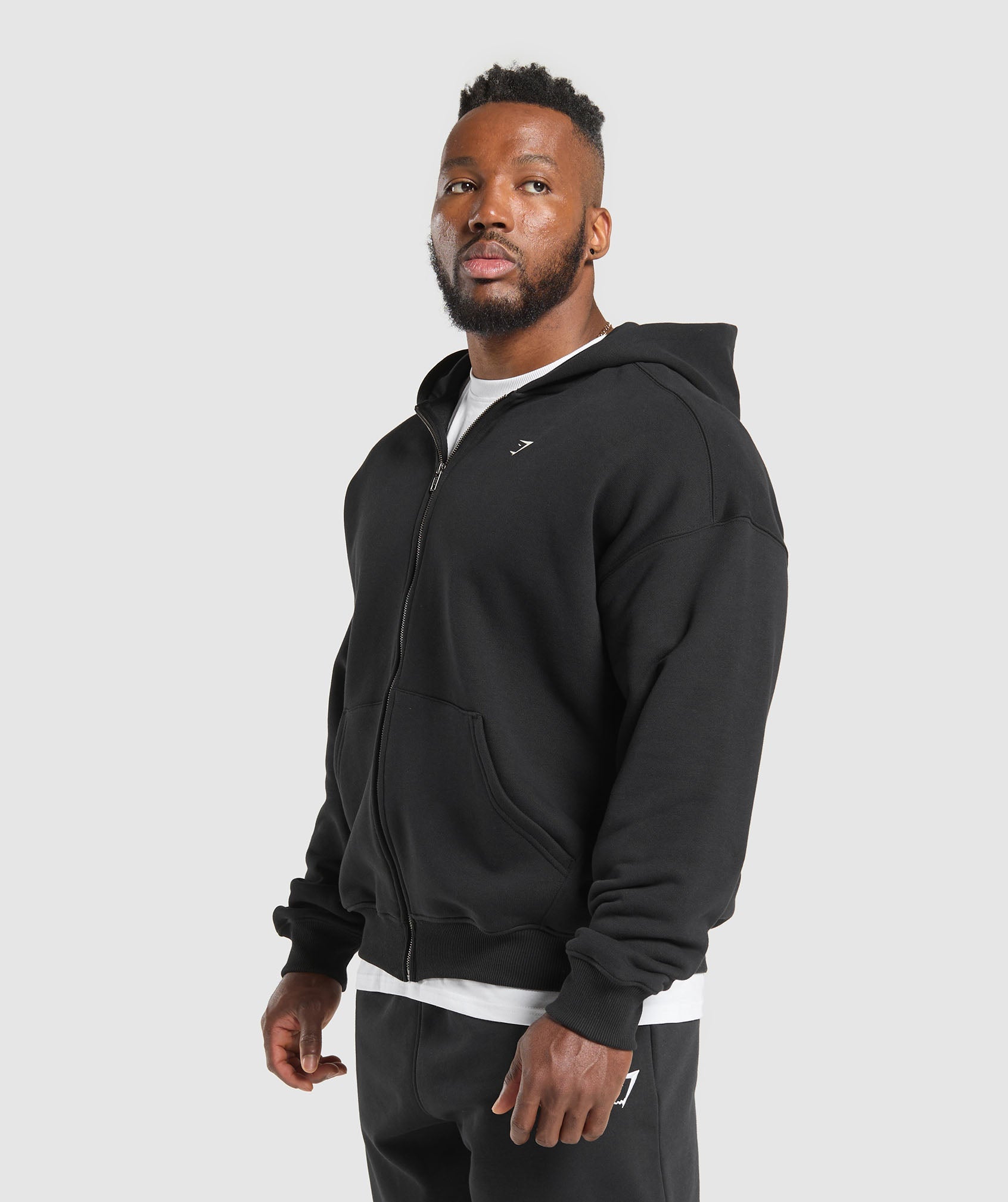 Doberman Graphic Hoodie - Black