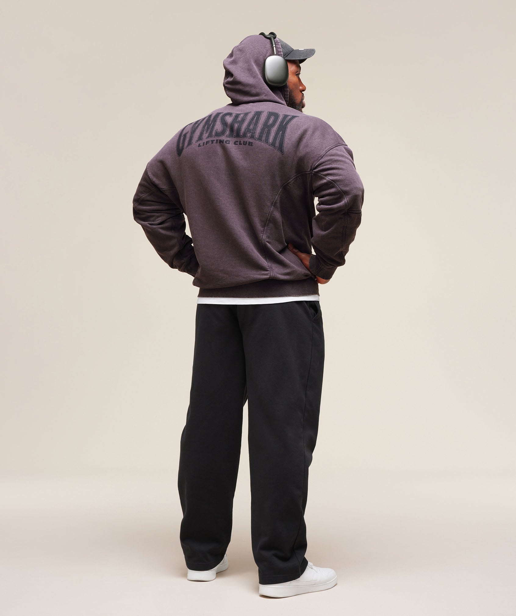 Heritage Washed Hoodie - Plum Brown