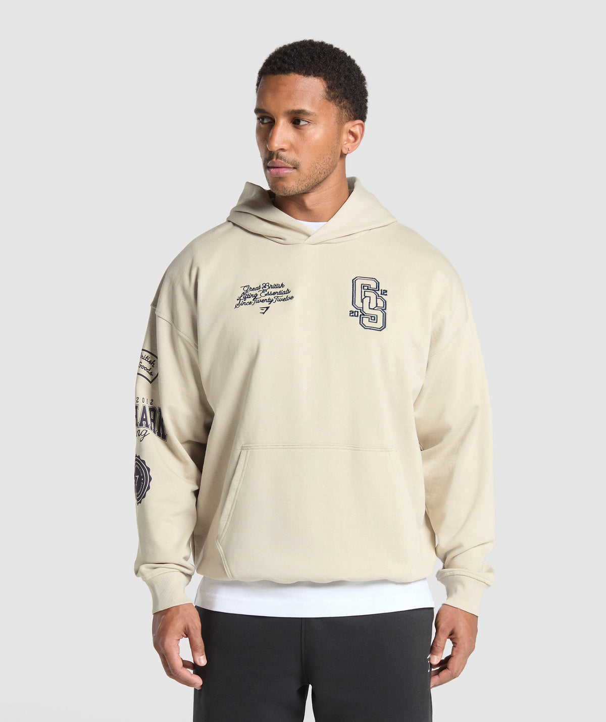 Lifting Essentials Hoodie - Pebble Grey